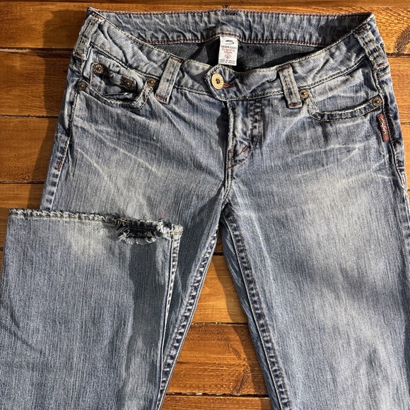 Vintage Silver Jeans Tuesday Bootcut Women Size 31 Denim Y2K Grunge Cowgirl *SEE - Picture 1 of 11